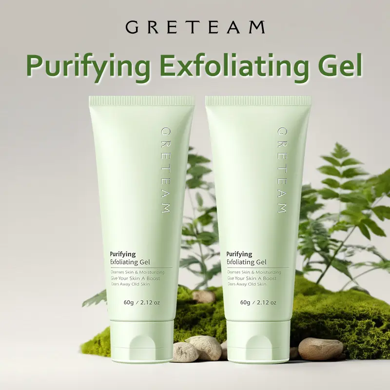 【LT】GreTeam Purifying Exfoliating Gel Moisturizing Cleanses Skin Flower Skincare