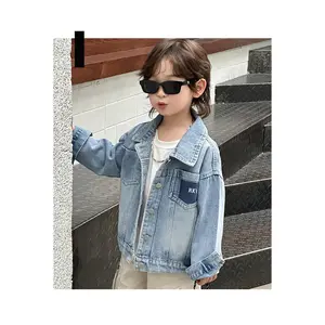 Boys' Denim Jacket 2025 New Style Cool Korean Version Children's Top Spring Autumn Boys Fashionable Fall Streetwear Kids Clothing