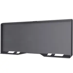 VEVOR Skid Steer Mount Plate Thick Skid Steer Attachment Plate Steel Quick Attachment Loader Plate with 3 Additional Welding Rods Easy to Weld or Bolt to Different Accessories (5/16")