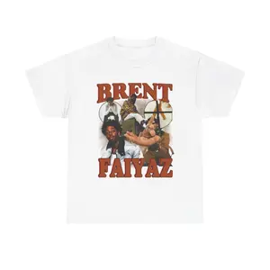 Brent Faiyaz Vintage 90s Rap Tees , Sonder, Hip hop RnB Shirt Casual Cotton Menswear Top Classic Graphics Smooth Underwear Tshirt Streetwear