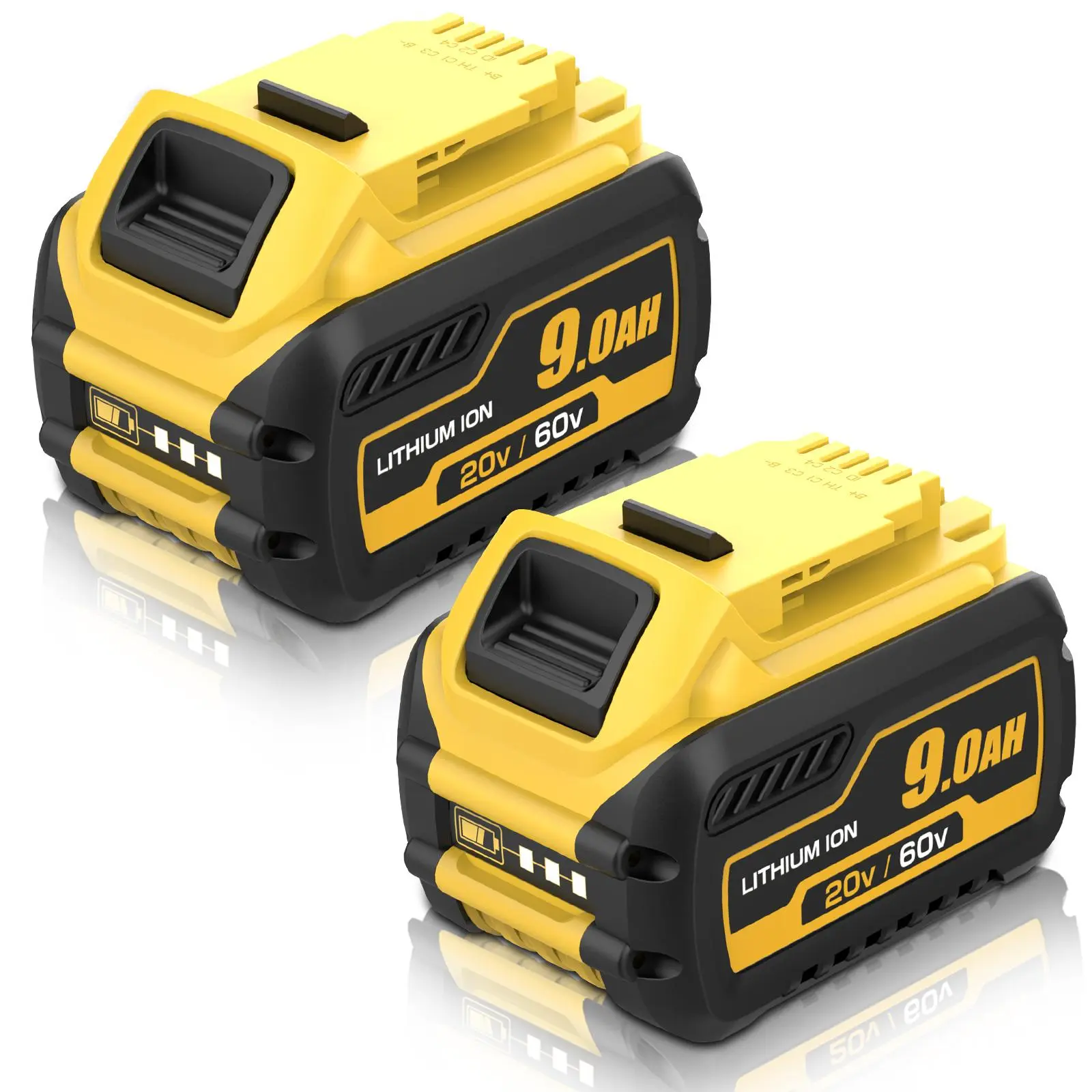 Durable Lithium High Output Replacement Battery for Dewalt 20V/60V Flexvolt Power Tools, Compatible with DCB203, DCB609 Models, Durable Lithium Battery, High Output Battery