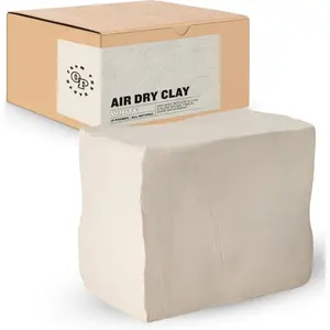 Air Dry Clay, White, 10 lbs,  Modeling Clay. Ideal for Beginners and  Sculptors.