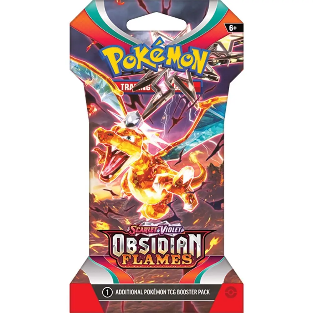 OBSIDIAN FLAMES SLEEVED BOOSTER PACK