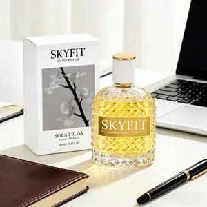 SKYFIT Solar Bliss Eau de Toilette 100ml EDT | 5-Year Shelf Life Subtle Fresh Scent – Office-Approved for Professional Workdays & Client Meetings, Long-Lasting Light Fragrance
