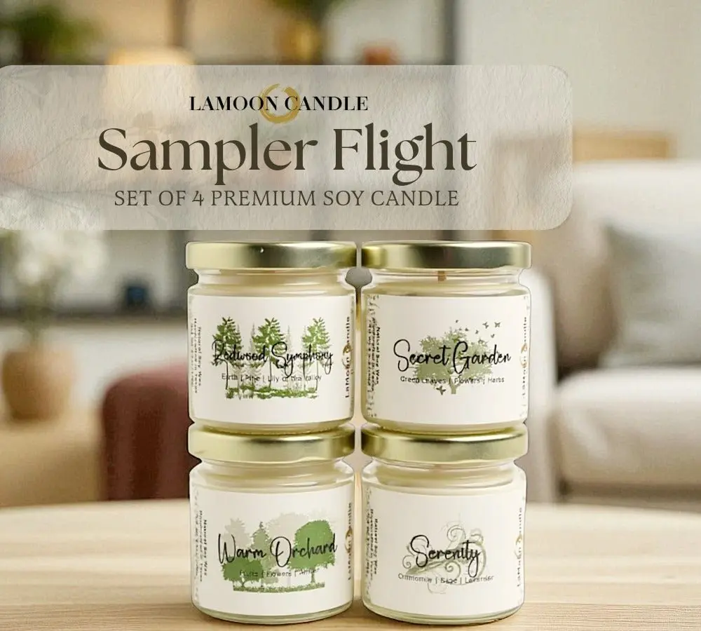 Sampler Flight - Mini Luminary Soy Wax Candle