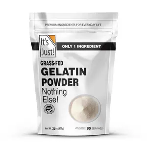 100% Gelatin Powder (2lb) Unflavored, Heavy Metal Tested, Grass-Fed Bovine (Beef) Source, Non-GMO, Keto Friendy, Perfect for Marshmallows, Gummies, Desserts, 32oz