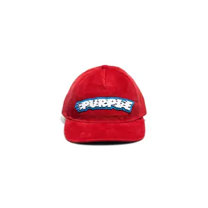Purple Flames Logo Corduroy Hat