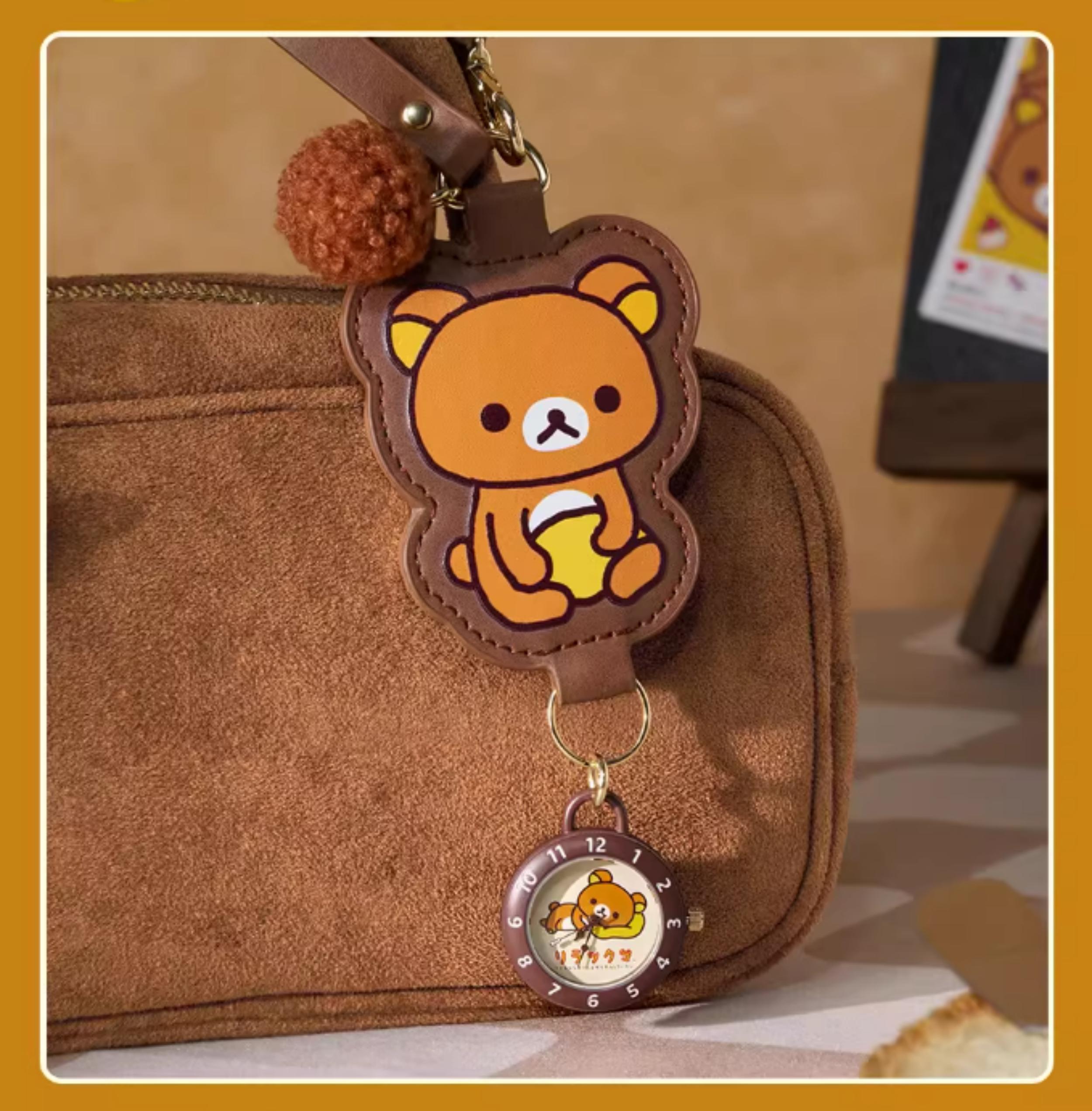 MINISO Rilakkuma Gulu Gulu Moment Series Watch Blind Box,8 Regular + 3 Hidden,Cute Character Analog Quartz Watch, Adjustable Band,Collectible Surprise Unboxing for Fans,Trendy Fashion Gift for Friends Holiday Present Mother's Day Gift Children's Day Gift