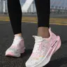 Women's Professional Carbon Plate Running Shoes, Unisex Breathable Sports Sneakers, Shock Absorption Design, Trendy Daily Training Shoes, Sporty Running Shoes, Running Sports Footwear
