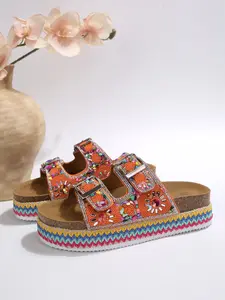 Y2K Rainbow Sequins Boho Style Slippers, Wide PU Upper Rubber Sole, Plain Pattern, Less Than Ankle Height, Fashionable Beach Sandals for Women, Summer Footwear