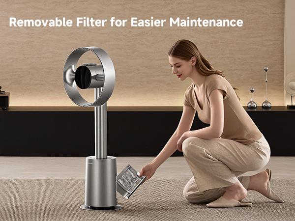 【Super Brand Day】DREAME MF10 Bladeless Tower Fan for Bedroom, Smart Standing Fan with 270° Spatial Airflow for Whole-Room Circulation, 59ft/s High Velocity, 10 Speeds 3 Modes, Temperature-Adaptive Airflow, MF10-Beige 【Super Brand Day】DREAME MF10 Bladeless Tower Fan for Bedroom, Smart Standing Fan with 270° Spatial Airflow for Whole-Room Circulation, 59ft/s High Velocity, 10 Speeds 3 Modes, Temperature-Adaptive Airflow, MF10-Beige