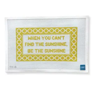 Be the Sunshine Needlepoint Canvas Be the Sunshine Needlepoint Canvas