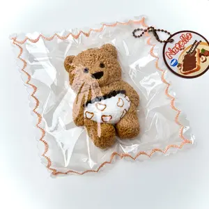 【Buy 3 get 1 free】Nerella Plush Little Bear taba Squishy Slime Squishies Tabba Squishies Kidstoys Food-Grade Silicone Slow-Rising Rebound Squishy Fidget Toys for Stress Relief Soft Squeeze Toys with Thick Creamy Slime Texture Handmade Non-Toxic Sensory