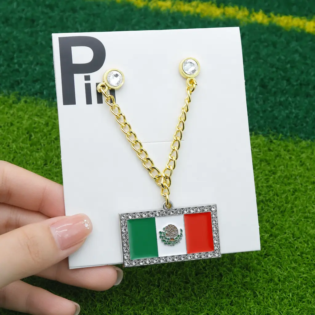 Rhinestone Studded Decorative Hat Chain Pins, Assorted Pattern Enamel Pendant Cap Chains, Alloy Jewelry Accessory for Baseball Hat Backpack Jacket, Novelty Decor Gift