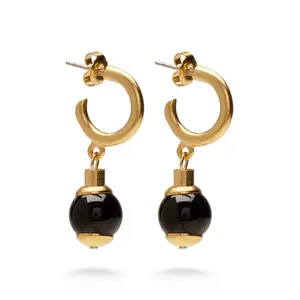 Middle Kingdom Black Onyx Earrings