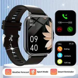 2026 New 1.83-inch Multifunctional Smart Watch, suitable for men and women - Wireless call/message reminders,Super Bowl, Super Bowl Outdoor Sports multiple sports modes, remote camera and music playback, a great gift choice for holidays.
