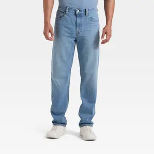 Men's Slim Straight Fit Jeans - Goodfellow & Co Medium Wash 40x32