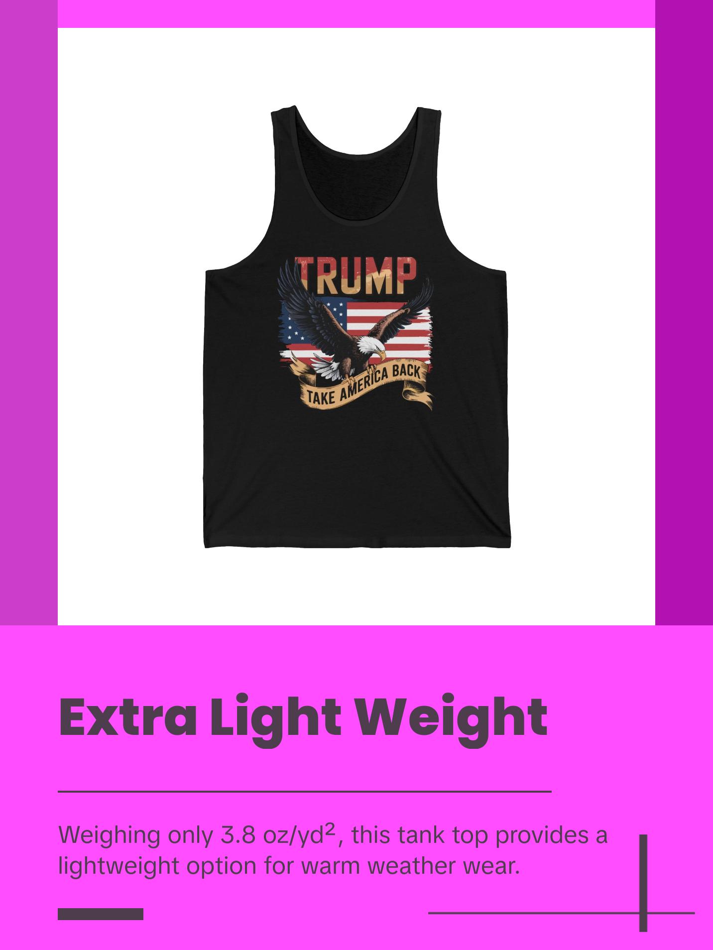 Trump Eagle - Unisex Jersey Tank