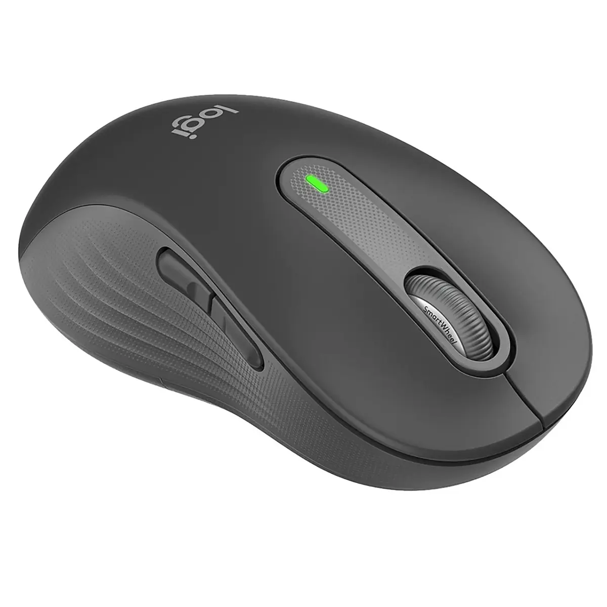 Logitech Signature M650 Left-Handed Wireless Mouse, Large, Graphite