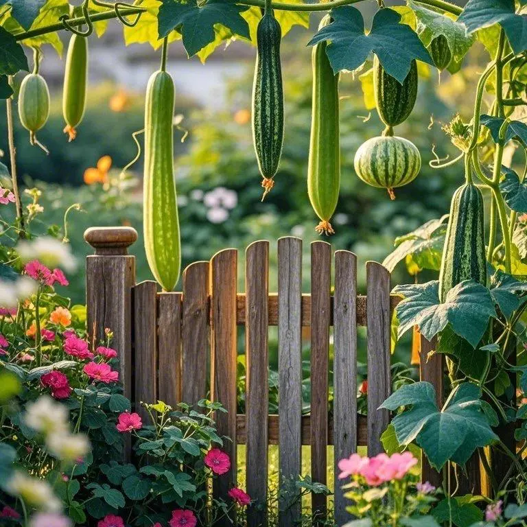30 PCS Non-GMO Heirloom Loofah Gourd Seeds, Organic, Easy to Grow, Perfect for Vertical Gardens & Home Harvesting
