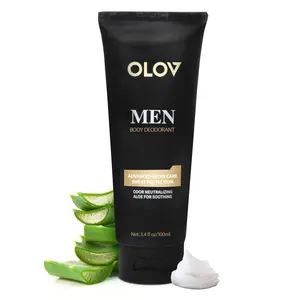 OLOV Deodorant for Men UltraPremium Aluminum-Free Antiperspirant, Clear Formula, Sweat & Odor Protection, Soft & Comfortable Fragrance 3.4fl oz Body Care Cleanser