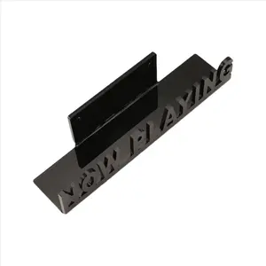 Wall Mount CD Record Display Stand Now Playing Acrylic Vinyl Record Shelf for Home Decoration Black