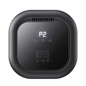 Ozone Odor Eliminator 4-in-1 for Home & Car Rechargeable Portable Deodorizer with Ozone UV Anion Aromatherapy Eliminates Odors Formaldehyde Germs for Bathroom Pet Room Small Spaces