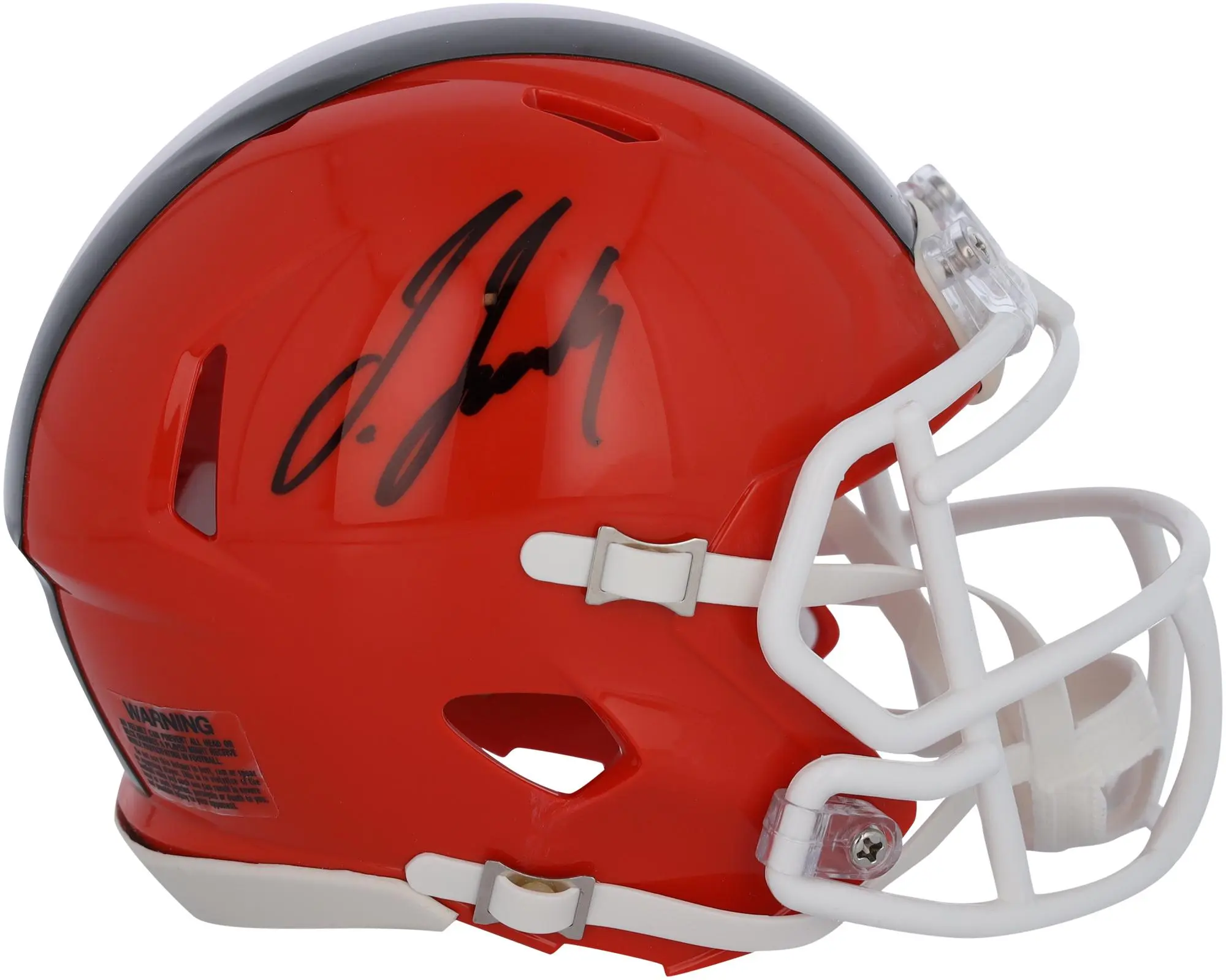 Jerry Jeudy Cleveland Browns Autographed 2024 Speed Mini Helmet - Fanatics Authentic Certified