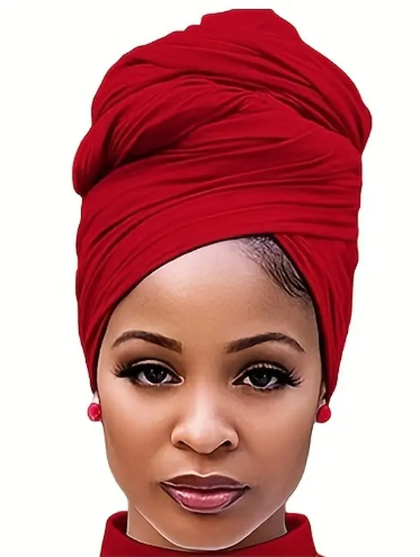 'Red' Jersey Knit Headwrap 'Red' Jersey Knit Headwrap