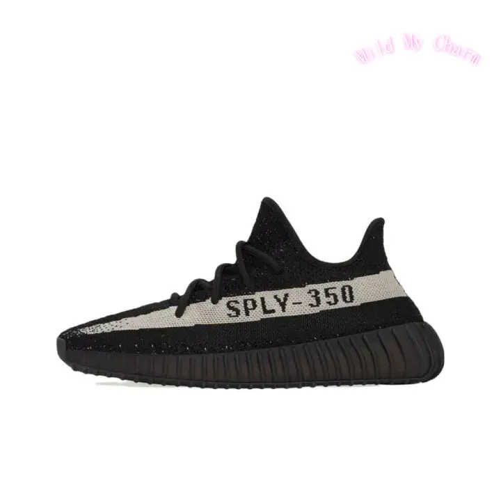 Off White Printed Wide Side Band Low Top Running Trainers, Breathable Speckled Black Stretch Knit Mesh Upper, Solid Black Ridged Foam Thick Cushioned Daily Lifestyle Footwear