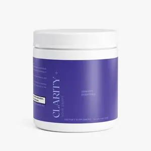 Clarity + Sour Grape Focus Powder - Cognitive Support Supplement with Alpha-GPC, L-Theanine, & Natural Caffeine for Enhanced Attention & Memory