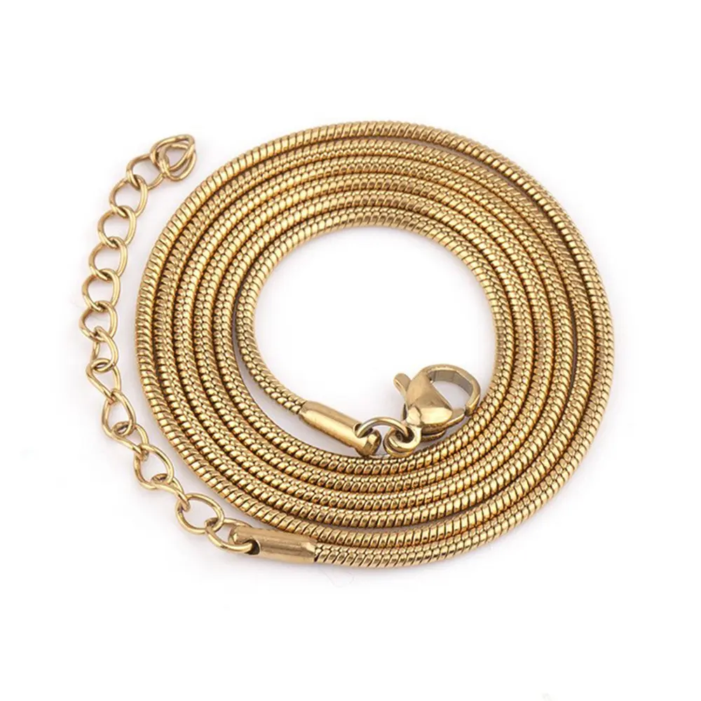 Round Snake Chain   Gold