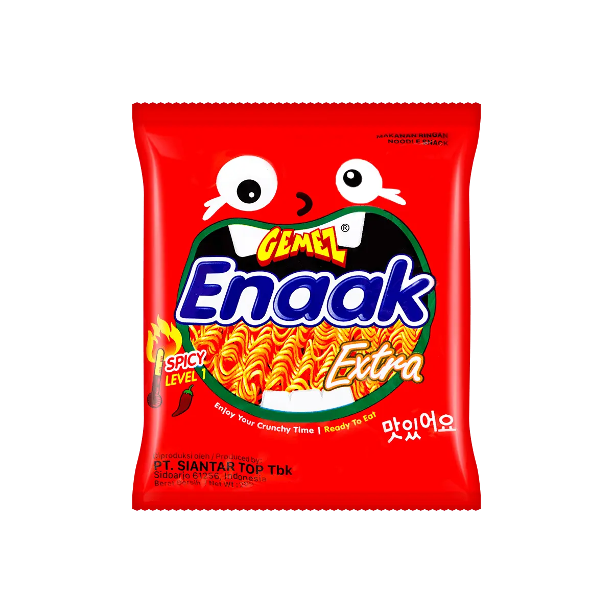 GEMEZ Indonesian Crispy Instant Noodles - Spicy Flavor 28g x 24