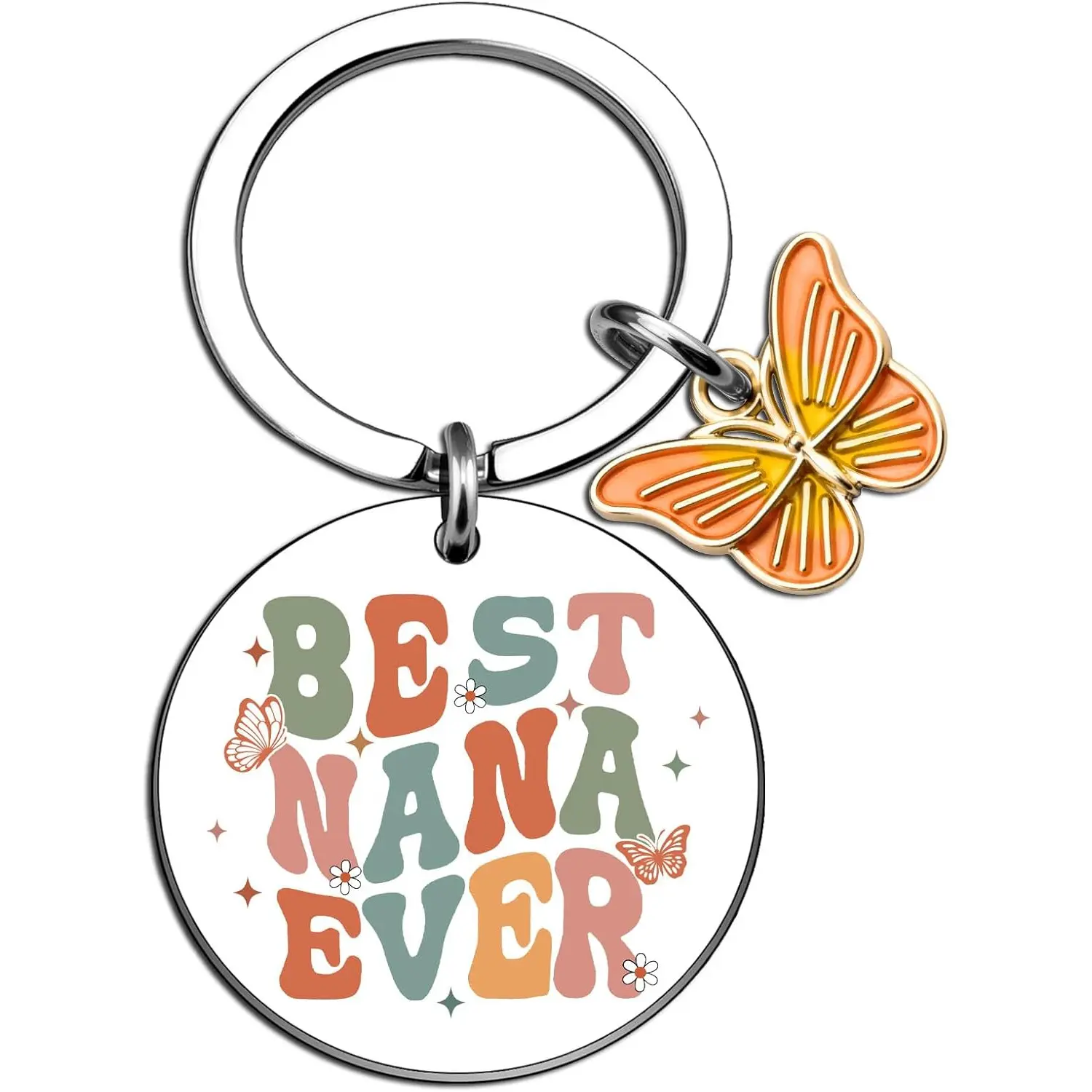 Nana Gifts from Grandkids Mothers Day Gifts for Nana Grandma Keychain Christmas Birthday Gift for Grandma from Granddaughter Grandson Grandmother Mothers Day Gift Ideas