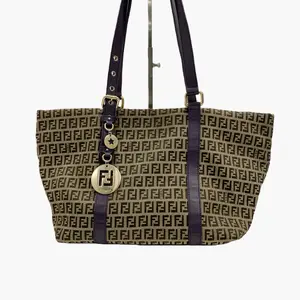 Pre-owned FENDI Canvas Tote Bags FF Tote Shoulder Bag