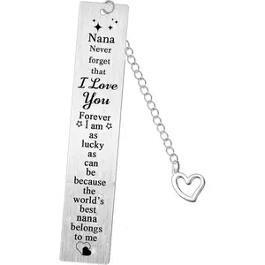 Nana Bookmarks Nanny Gifts Bookmark for Grandmother Nanny Birthday Present from Granddaughter Grandson Grandma Thanksgiving Gifts