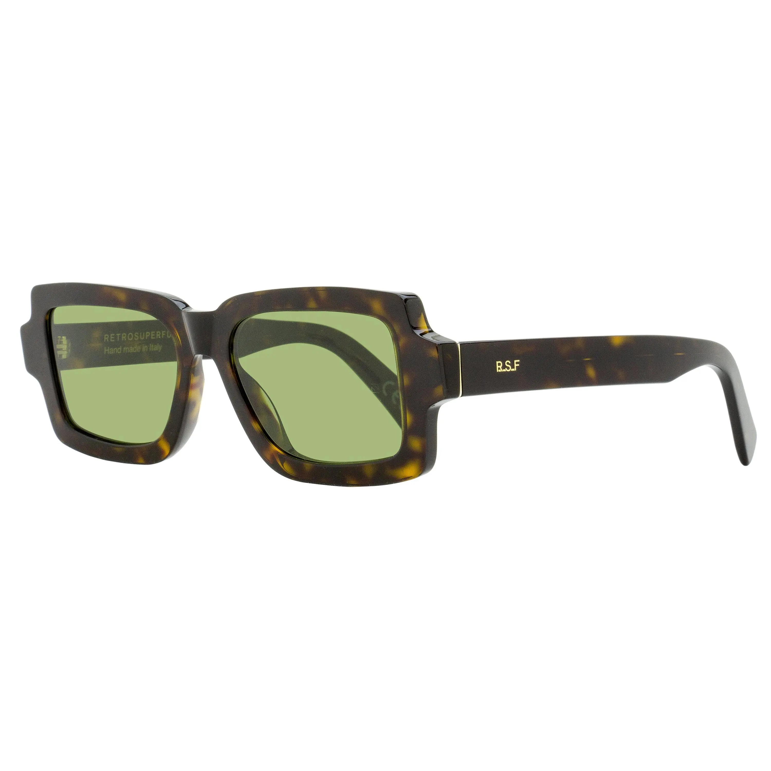 Retrosuperfuture Low Geometric Sunglasses Pilastro 6SN Havana 54mm