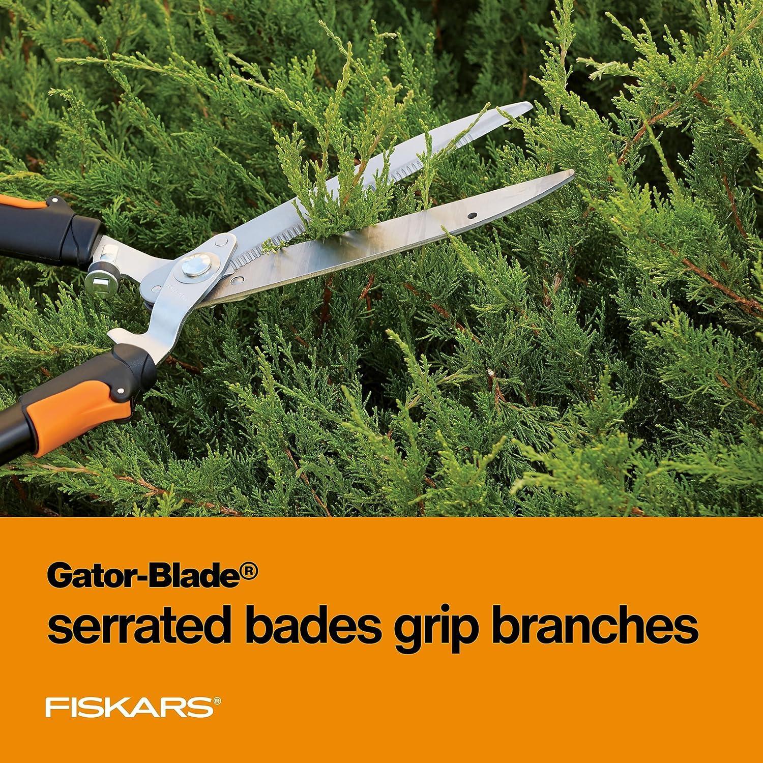 IRONFIX 31.5-44.5"Extendable Heavy-Duty Branch Cutters, HedgeShears,Can be used for trimming garden flowers and plants as well as leaves and branches