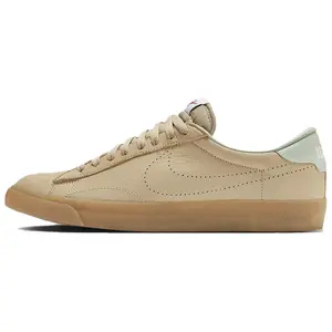 Nike Tennis Classic Low-Top Sneakers for Men and Women with Comfortable, Non-Slip, and Durable Features in Light Yellow Trending Shoes, House White Official Shoes to Get / Maison Mihara Verifiable, with credentials and supporting global authentication