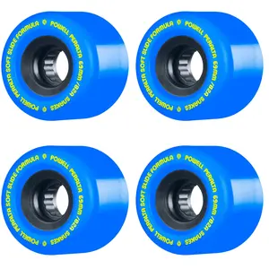 Powell Peralta Skateboard Wheels 69mm Snakes Blue 82A Soft Slide Formula SSF