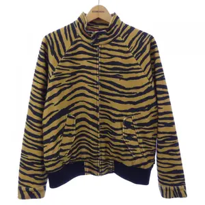 Pre-owned Supreme Wool Small Leather Goods Harrington Jacket