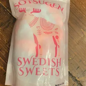 Bubs Bubblegum Dizzy Skulls Swedish Candy 1/2 lb