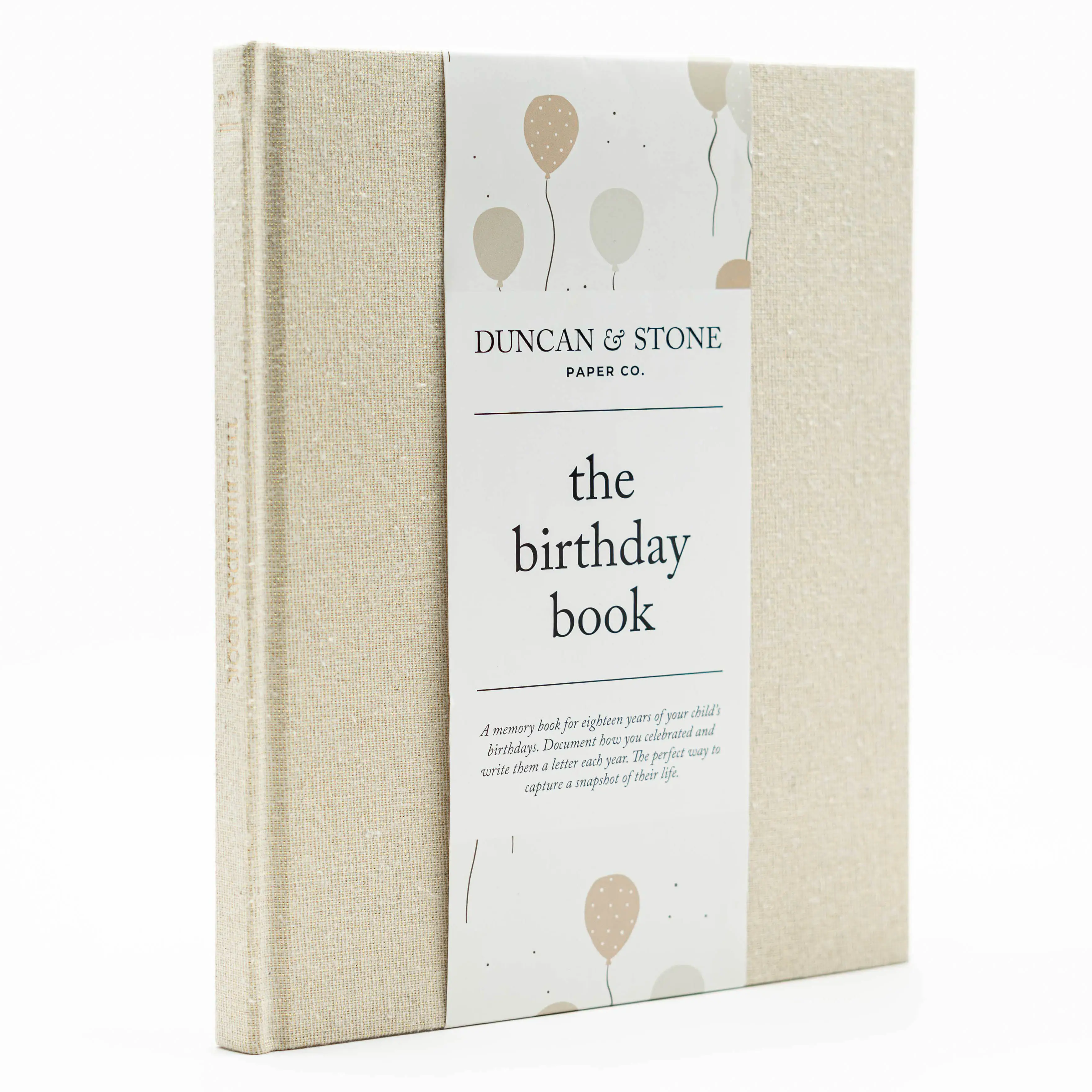 The Birthday Book | Keepsake Gift to Record Memories from Birth to 18