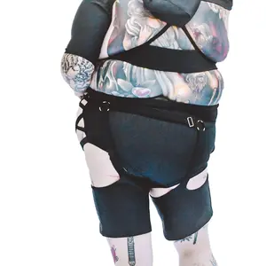 OG Black Chap Shorts