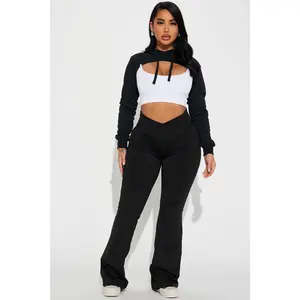 Adrianna Lounge Yoga Pant - Black