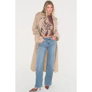 Women's Luxe Britney Wide Leg Jeans
