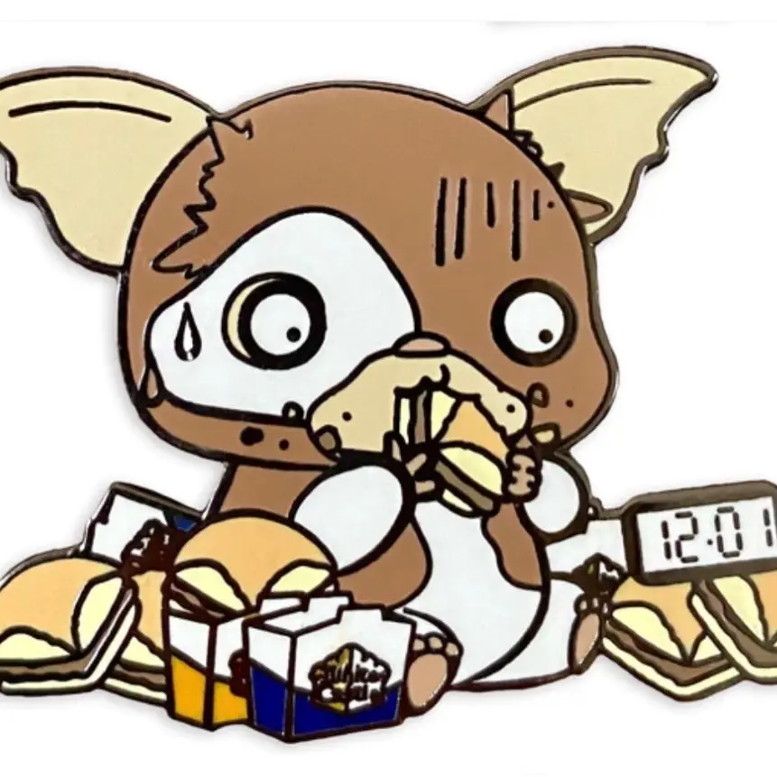 Gremlin with the Munchies Enamel Pin