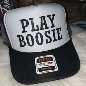 Otto PLAY BOOSIE TRUCKER Hat - Fashion Accessory with Durable Snap Closure & World Famous Foam Front Design
