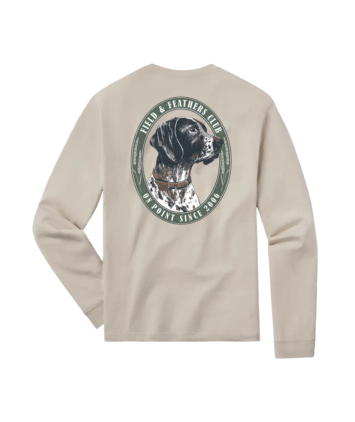 Field And Feathers Tee LS - Taupe