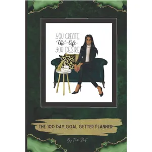 The 100-Day Goal Getter Journal Workbook for Goal Setting Accountability Paperback Journal Daily Journal Black Woman Black Girl Magic